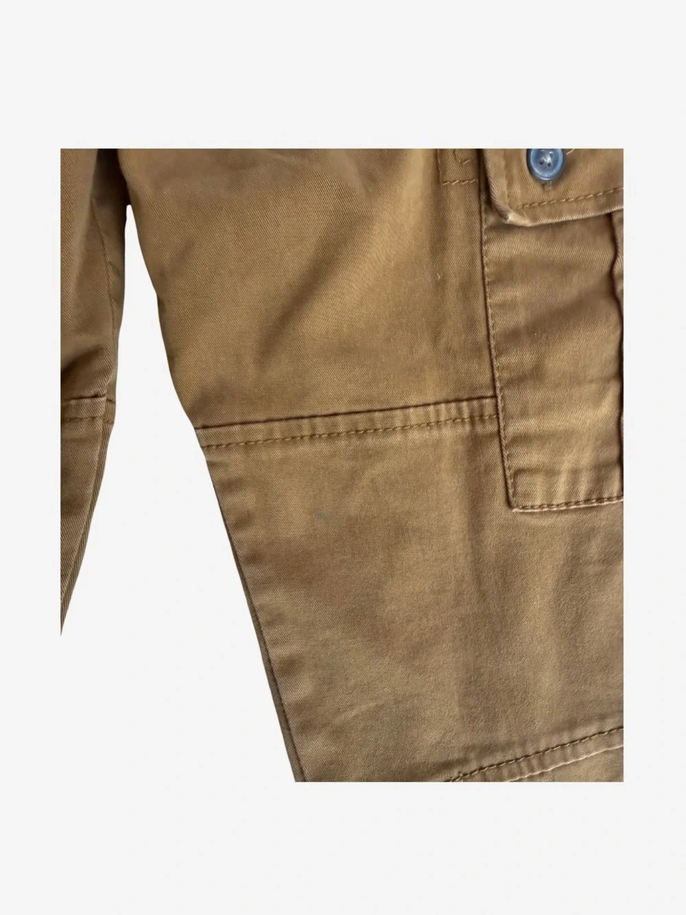 Cat & Jack Brown Cargo Jogger Pants with Drawstring